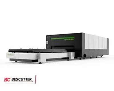 Bescutter MACH SPEED 5'x10' | 6000W -20000W | Fiber Laser Cutter Fully Enclosed with Hydraulic Shuttle Table