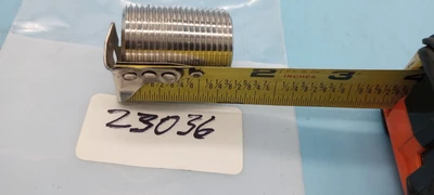 LOT 0F 4 SS UNION  NIPPLES 7/8" X 13/8"