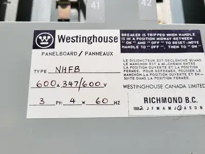 USED WESTINGHOUSE NHFB