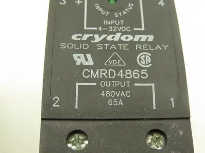 crydom CMRD4865 Relay Coil 4-32VDC Output 480VAC 65A Lot of 3