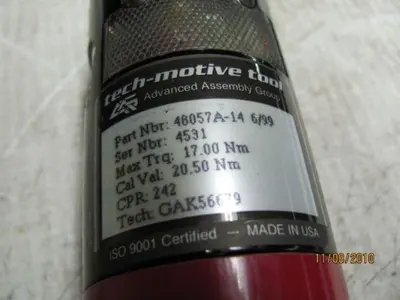 Tech-Motive Tool Torque Wrench 48057A-14