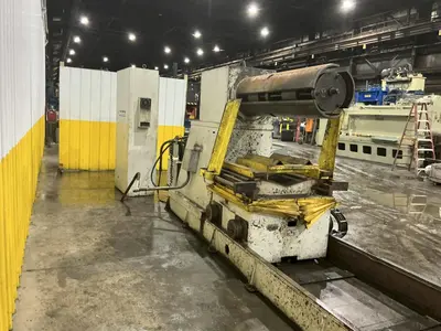 30,000 LBS X 36" PERFECTO COIL FEED LINE, COIL REEL UNCOILER & STRAIGHTENER: YOBRO #24871