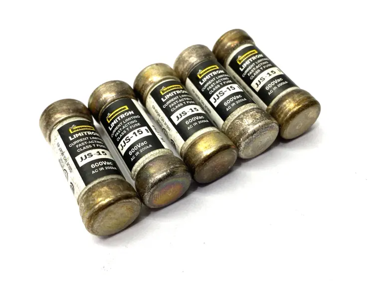 Used COOPER BUSSMANN LIMITRON FAST-ACTING FUSE CLASS T 600VAC 15A LOT OF 5 Fuses Michigan US | Maverick Industrial Sales #1089975