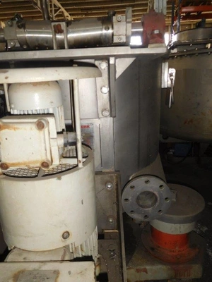 Ellerwerk 733 C perforate basket centrifuge, 316SS.