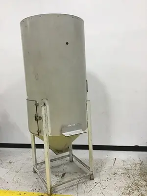 USED METAL FABRICATOR HOPPER