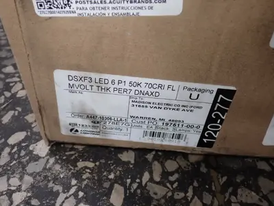 Used LITHONIA LIGHTING DSXF3 LED 6 P1 50K 70CRI FL Light Source Equipment Ohio US | HGR 24 #942608