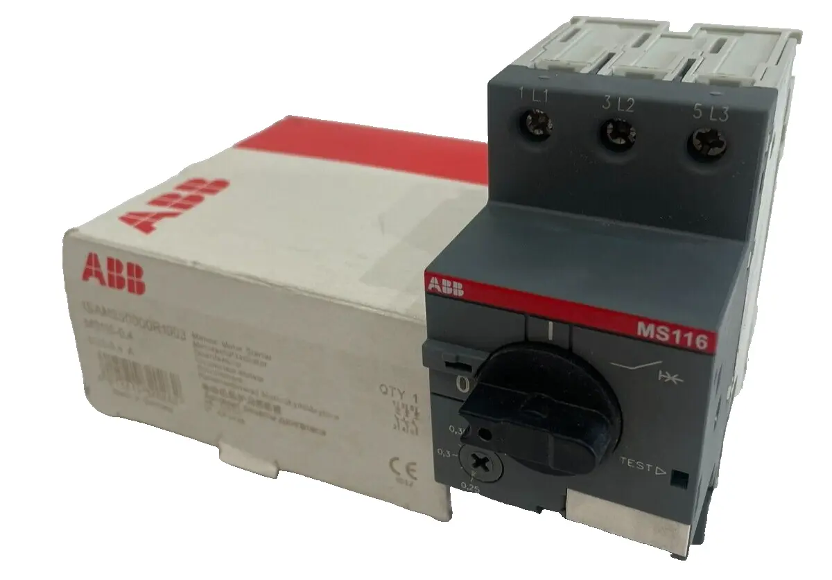 NEW ABB MS116-0.4 CIRCUIT BREAKER MS11604