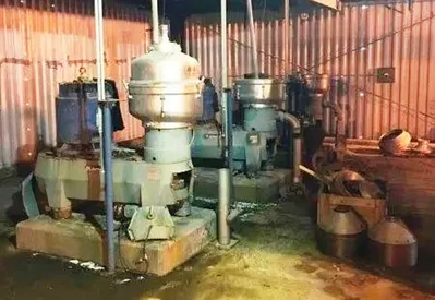 (3) Alfa-Laval FEUX 512U-31C nozzle centrifuges, 316SS.