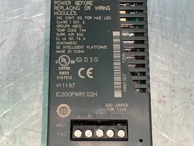 New | in-Stock GENERAL ELECTRIC IC200PWR102H PLC Power Supplies Ohio US | HGR 24 #1357400