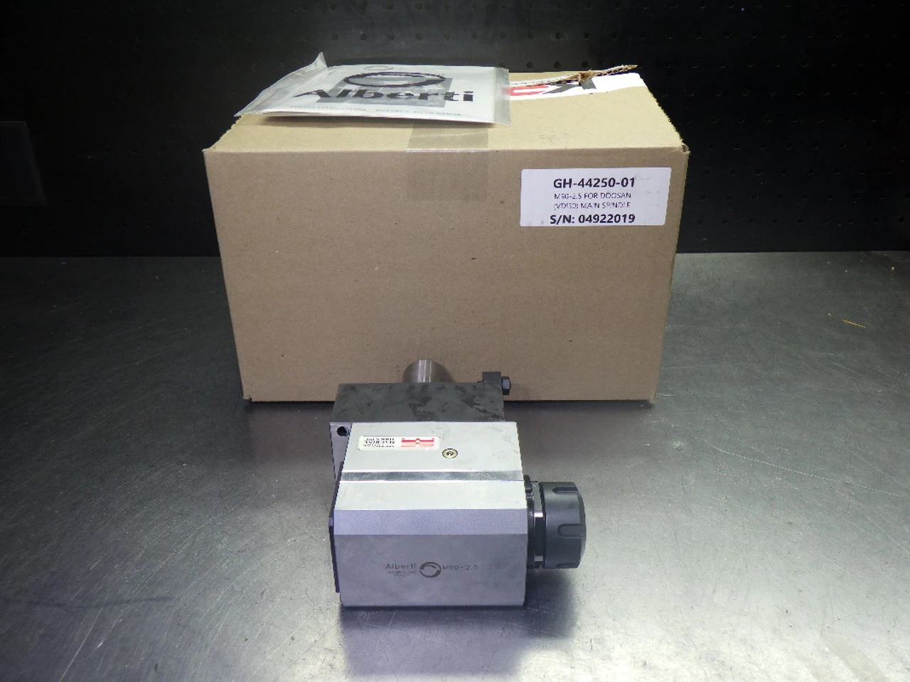 Alberti VDI30 ER25 Right Angle Head For Doosan Machines M90-2.5 (LOC1595)