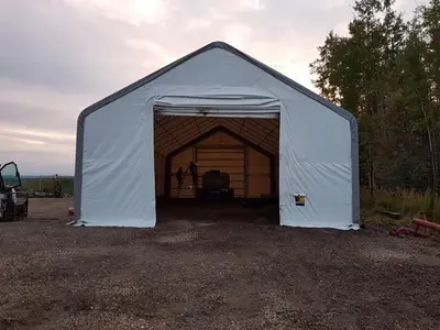 NEW 30X60X20 DOUBLE TRUSS STORAGE BUILDING