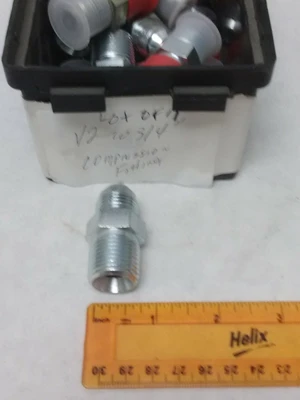 LOT OF 17 NEW  PPF  & OTHER VALVE FITTING TYPE FEMALE 1/2" TO 3/4"