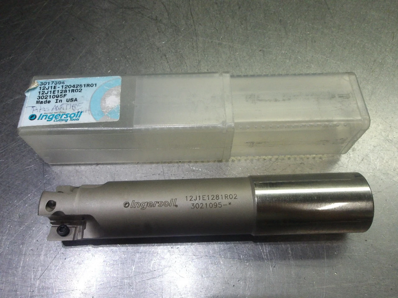Ingersoll 1.25" 3 Flute Coolant Thru Endmill 1.25 Shank 12JE-1204281R01 (LOC3534)