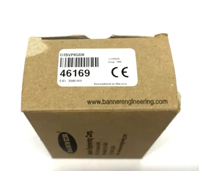 New | in-Stock Banner Engineering Momentary Action Touch Button w/Black F.C. 46169 NO LOCKNUT Photoelectric Sensors Michigan US | Maverick Industrial Sales #1403029