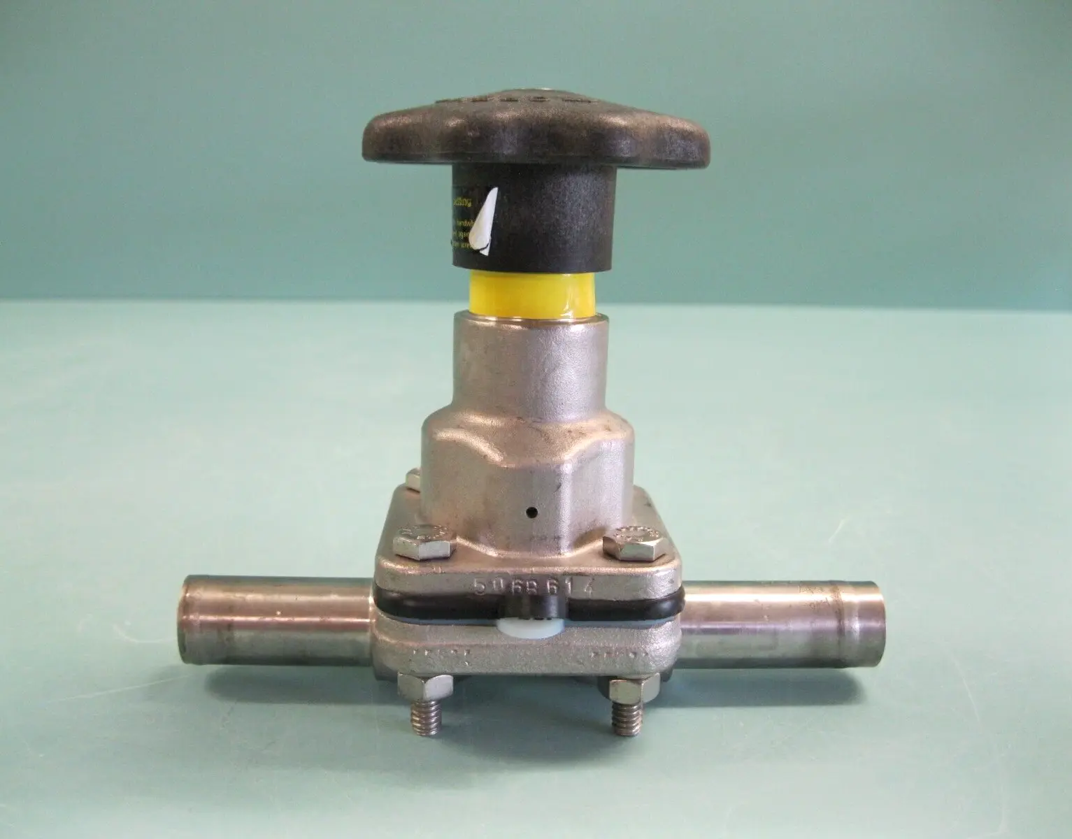 3/4" ITT Stainless Steel Plain End Diaphragm Valve L17