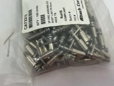 New | in-Stock Altech Internal Terminal Jumper, 6mm, 2-Pole 100-PACK Terminal Blocks Michigan US | Maverick Industrial Sales #1389142