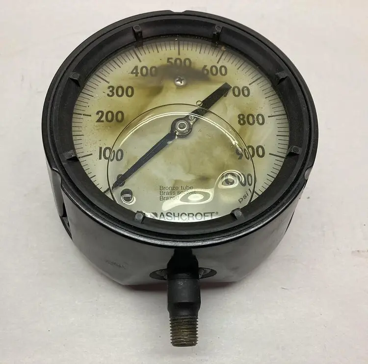 New | in-Stock ASHCROFT 0-1000 Universal Pressure Meters Ohio US | Surplus Asset Holdings #1237661