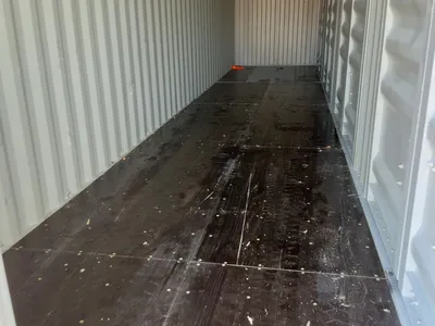 2026 40’L x 8’W x 9’ 6”T High Cube Shipping/Ground Container, swing doors on one end and four sets o...