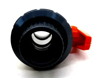 NEW NIBCO CHEMTROL S45SU-V BALL VALVE 1 1/2" S45SUV