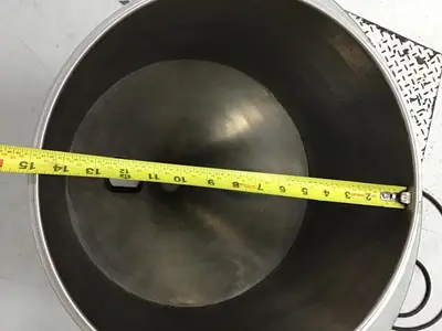 USED METAL FABRICATOR HOPPER
