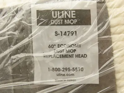 Uline S-14791 Industrial Economy Dust Mop Replacement Head - 60" Lot of 10