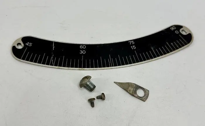 Delta Unisaw Table Saw Replacement Tilt Scale with Indicator & Hardware  (5272)