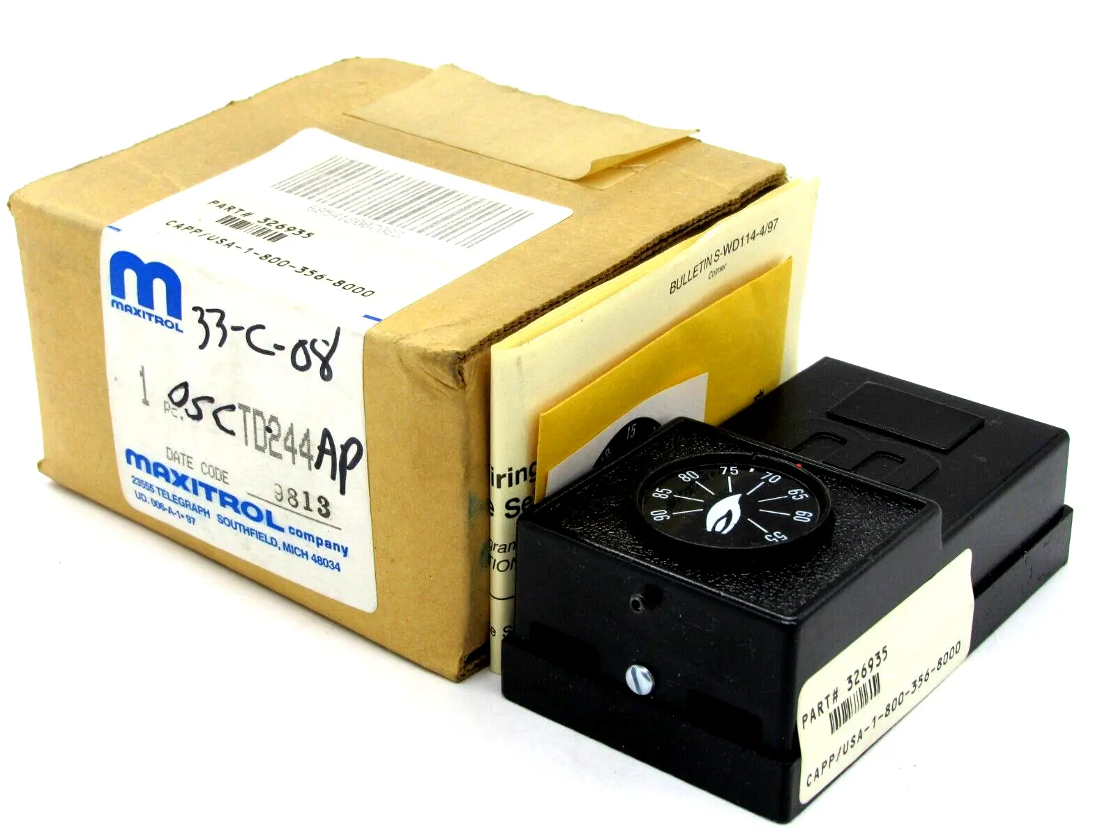 NEW MAXITROL TD244AP SPACE TEMERATURE SELECTOR TD244