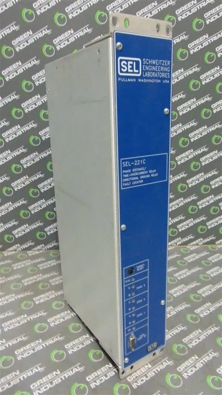 Schweitzer SEL-221C Phase Distance / Overcurrent Relay 221C00-4256MVGB Used