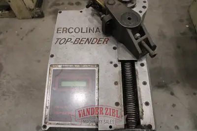 USED ERCOLINA TOP BENDER WITH DIES