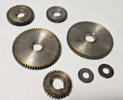 Lot of Gears For Voest Engine Lathe