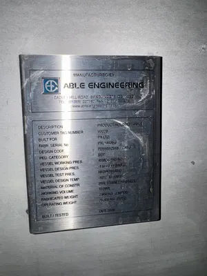 Used 2020 Able Engineering 15,000  LITRE Stainless Steel Tanks GB | Perry Equipment #1464133