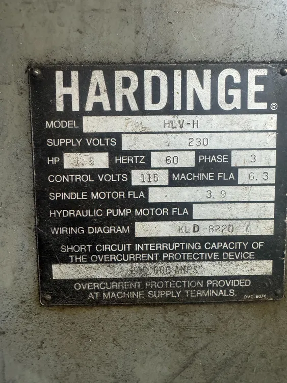 Used 1982 HARDINGE HLV-H Precision Lathes Pennsylvania US | RELCO MACHINERY #1513669