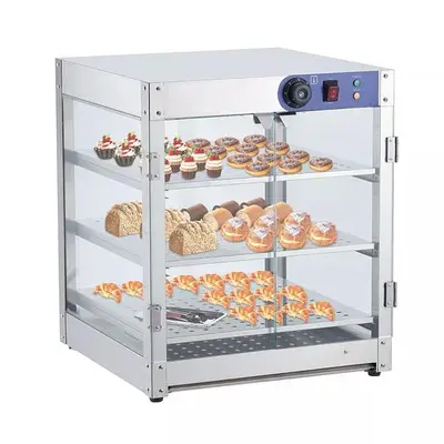 Hot food warmer - 20" x 20" x 24" high - pizza - pastry - hot food items - SEE VIDEO