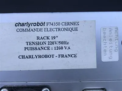 USED CHARLYROBOT F74350 CERNEX COMMANDE ELECTRONIQUE RACK 19''