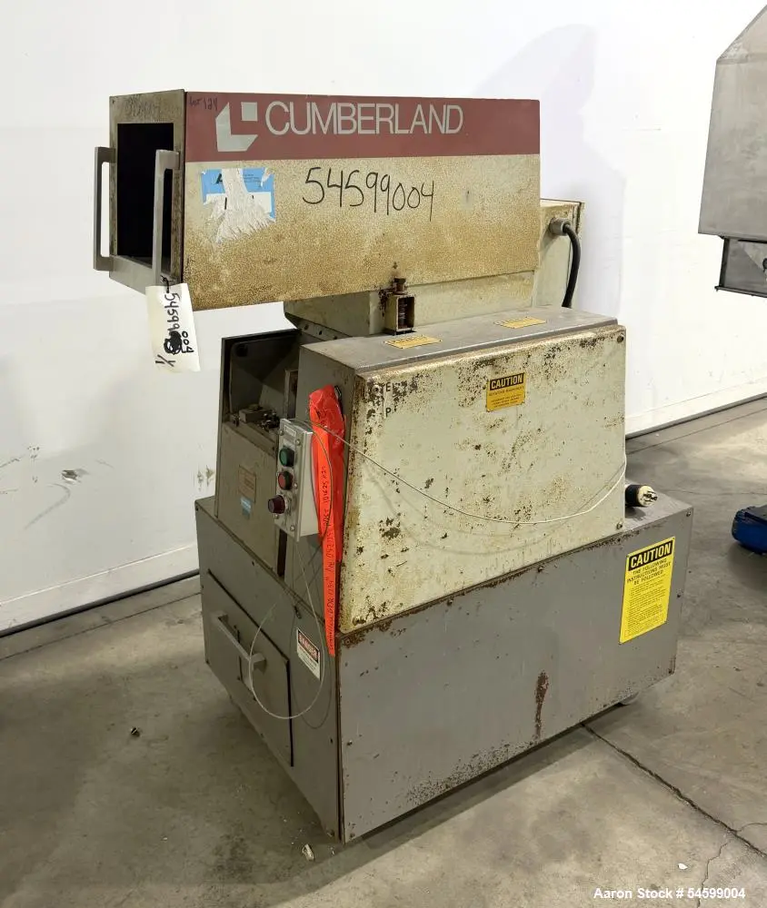 Used CUMBERLAND 284 GRAN 3 Granulators Illinois US | Aaron Equipment #1348384