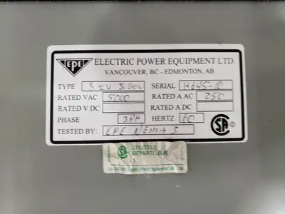30 in. x 30 in. x 20 in. Electrical Enclosure