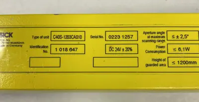Used SICK C40S-1203CA010 Sensors Ohio US | Surplus Asset Holdings #1242449