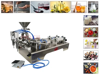 Jet Models Double Head (Air Only / Pneumatic) - Piston Filler Machine