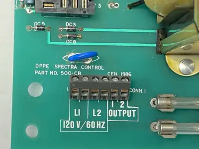 USED SPECTRA CONTROL POWER SUPPLY CHASSIS DPPE CEH 1986