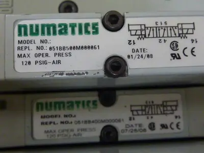 USED NUMATICS 051BB500M00061