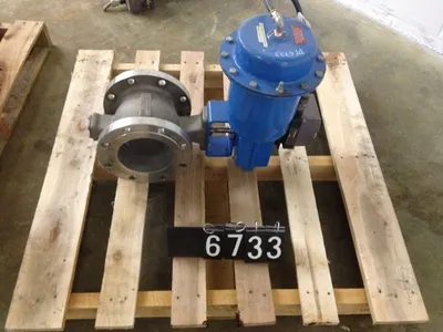 Neles Jamesbury 6"-150 V-Ball Control Valve