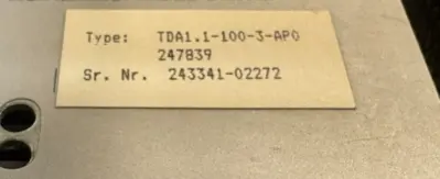 USED INDRAMAT TDA1.1-100-3-AP0