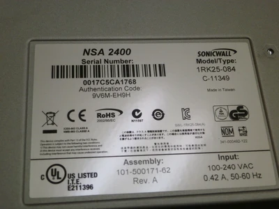 USED Sonicwall IRK25-084