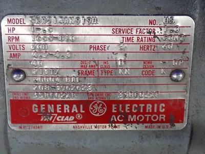 USED GENERAL ELECTRIC 5KR213AN902H
