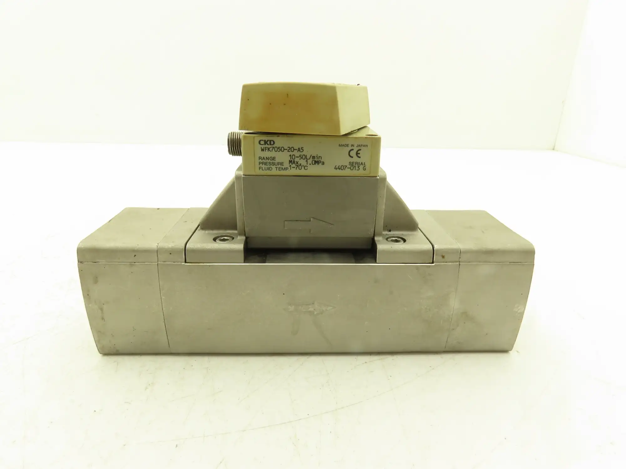 CKD Fluerex WFK7050-20-A5 Karman Vortex Flow Meter Sensor 10-50L/min 3/4" *Read*