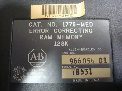 Allen Bradley 1775-MED PLC-3 Error Correcting RAM Memory Module Used