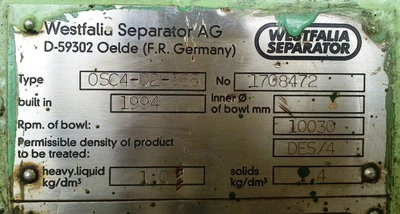 Westfalia OSC 4 bowl assembly, SS.