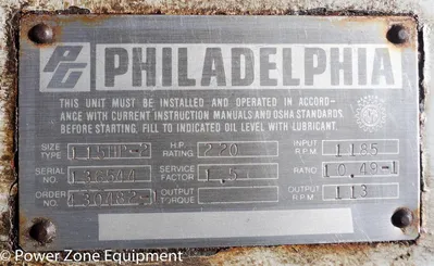USED PHILADELPHIA 115HP-2