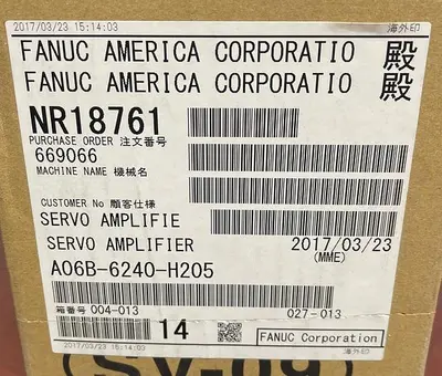 New | in-Stock 2017 FANUC A06B-6240-H205 Servo Drives Michigan US | Aucto #1334393