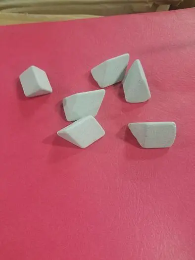 Angle Cut Cylinder 22^ 7/16 X 7/8 SF Ceramic